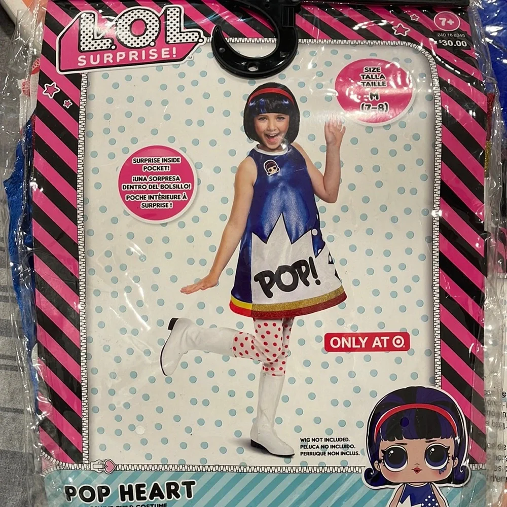 New L.O.L. Surprise Pop Heart deluxe child costume